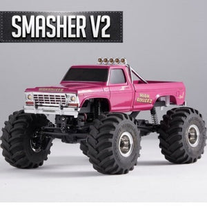 FMS 1:24 FCX24 Smasher Monster Truck RTR 4WD VERSION 2 RED #FMS12402RTRRDV2