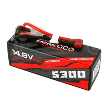 Gens Ace 4S 5300mAh 14.8V 60C Hardcase/Hardwired LiPo Battery (Deans) #GEA53004S60D