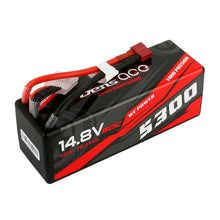 Gens Ace 4S 5300mAh 14.8V 60C Hardcase/Hardwired LiPo Battery (Deans) #GEA53004S60D