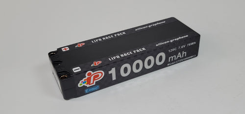 INTELLECT 10000 MAH 7.6V 120C GRAPHENE LIPO BATTERY - STANDARD SIZE STICK, 2024 MODEL #INTL10000-2S-MC3