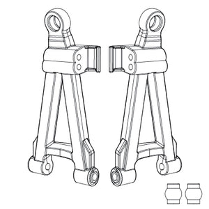 MJX Front Lower Suspension Arms [16220]