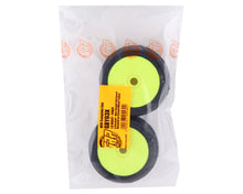 GRP Tires Cubic Pre-Mounted 1/8 Buggy Tires (2) (Yellow) (Extra Soft) #GRPGBY03X
