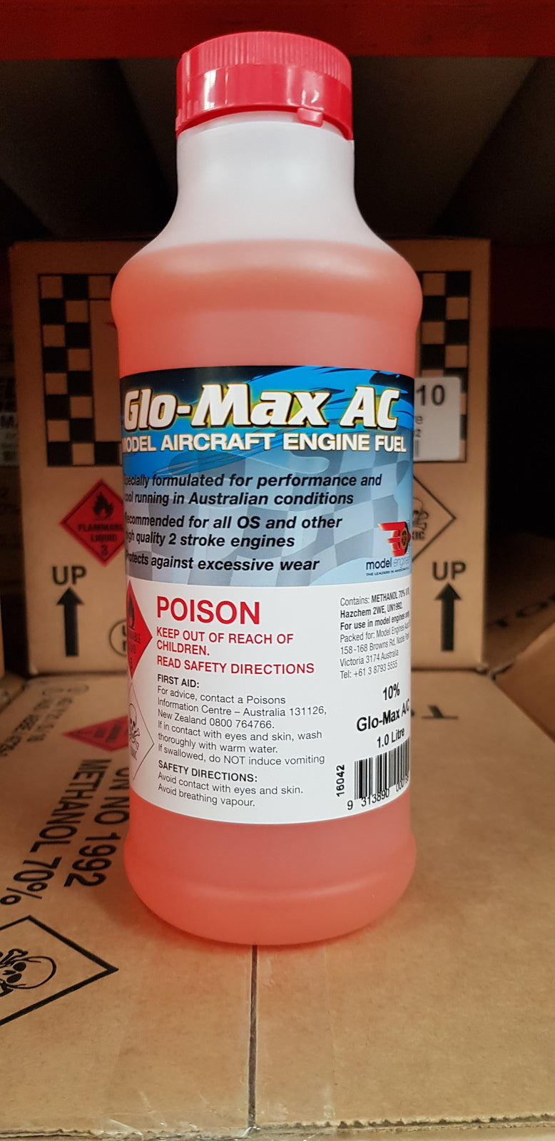 (DG) GLO-MAX AC FUEL 10% NITRO 1 LT #GMAC1010