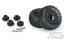 TRENCHER X SC 2.2"/3.0" ALL TERRAIN TIRES MTD ON RAID BLACK 6X30 REMOV HEX WHEELS (2) FOR SLASH 2WD & 4X4 FR OR RR - PR1190-10