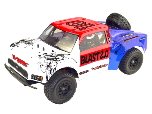 Octane Blast 2.0 Brushed RTR w/7.2V 1800mAH NI-MH battery, Wall Charger, 2.4GHz radio, alum shocks, roll cage with drivers, spare wheel, R0254 # RH-1043SC