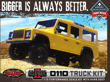 RC4WD Gelande II D110 Truck Kit With Hard Body – RcRaceControl