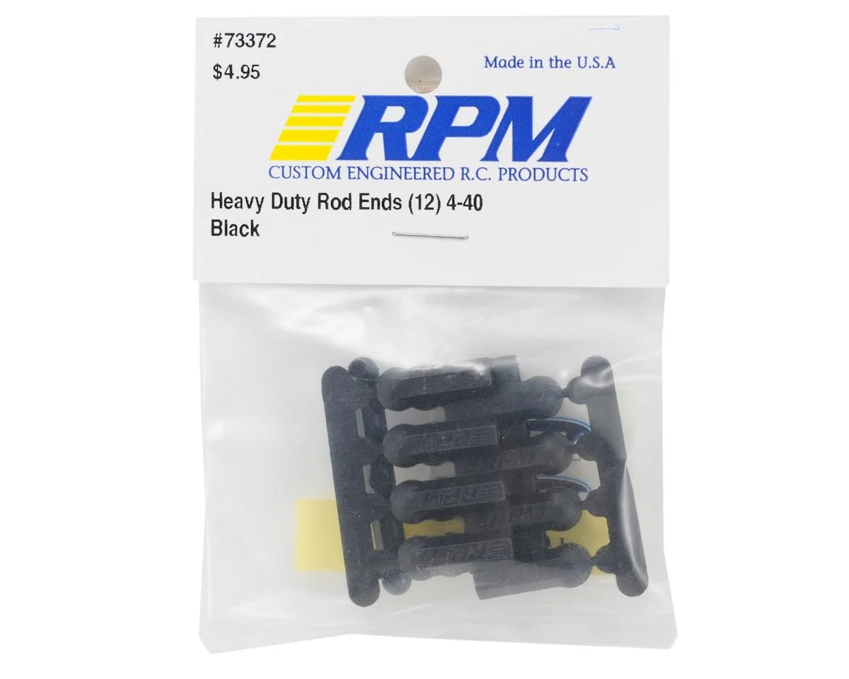 Pezzi Di Ricambio Per Auto RC RPM 73372 Estremità Asta Nere 4-40 HD Per 4,3 Mm/0,17 Pesi Per Aste Rpm