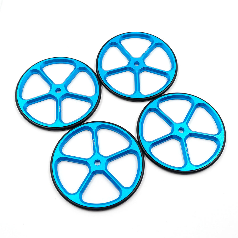 Aluminum Set Up Wheels for 1:10 RC Touring Car (BU) #YT-0069BU