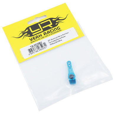 YEAH RACING 25T Aluminum Servo Arm Horn For Futaba Savox Power HD Blue Bird  #YA-0516BU