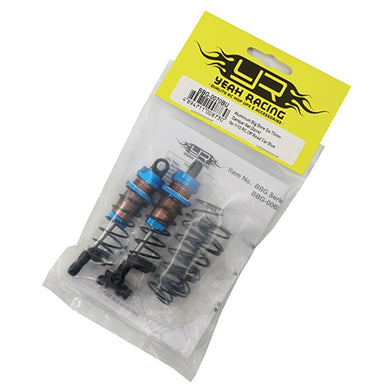 ALUMINUM BIG BORE GO 70MM DAMPER SET 2PCS FOR 1/10 RC OFFROAD BUGGY BLUE #BBG-0070BU