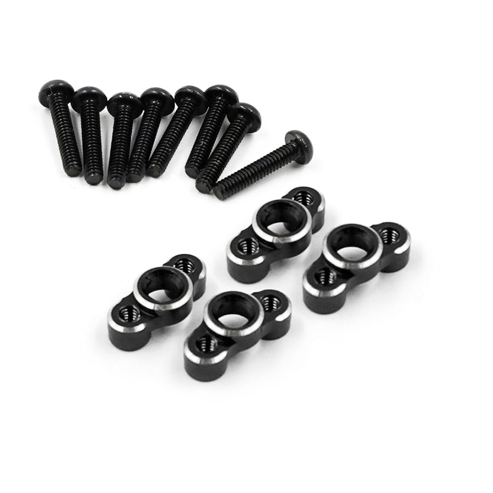 Aluminum Lower Shock Mount Set For Kyosho Mini-Z 4x4 MX-01 #KYMX-013BK