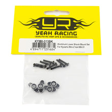 Aluminum Lower Shock Mount Set For Kyosho Mini-Z 4x4 MX-01 #KYMX-013BK