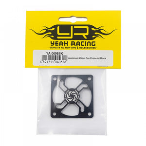 YEAH RACING Aluminum 40mm Fan Protector Black #YA-0696BK