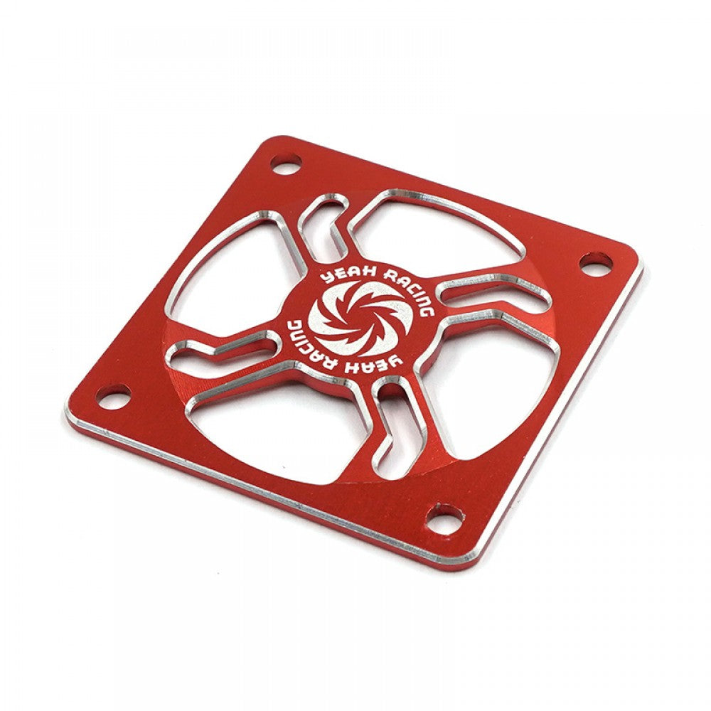 YEAH RACING Aluminum 40mm Fan Protector Red #YA-0696RD