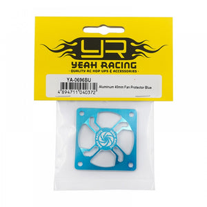 YEAH RACING Aluminum 40mm Fan Protector Blue #YA-0696BU