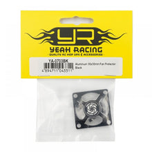 YEAH RACING Aluminum 30x30mm Fan Protector Black #YA-0703BK