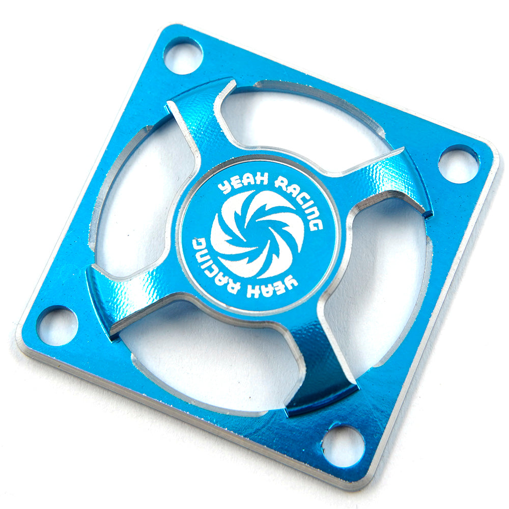 YEAH RACING Aluminum 30x30mm Fan Protector Blue #YA-0703BU