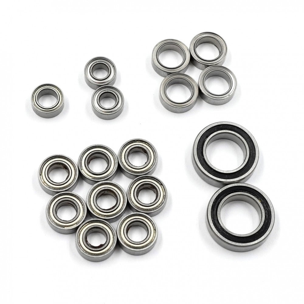 YEAH RACING Steel Bearing Set (17Pcs) For Team Associated RC10T #YBS-0072