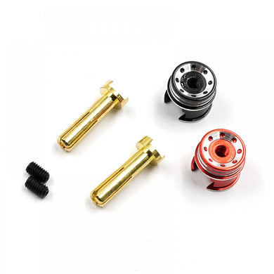 YEAH RACING ALUMINUM GRIPS 4MM BULLET PLUG #WPT-0159