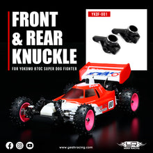 Aluminum Front / Rear Knuckle For Yokomo 870C Super Dog Fighter YZ10 2023 #YKDF-001BK