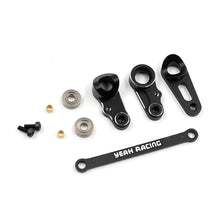 Aluminum Steering w/Bearing Set For Yokomo 870C Super Dog Fighter YZ10 2023 Works '91 #YKDF-006BK