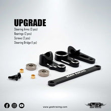 Aluminum Steering w/Bearing Set For Yokomo 870C Super Dog Fighter YZ10 2023 Works '91 #YKDF-006BK