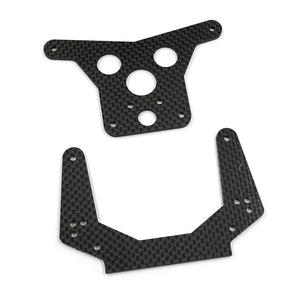 Graphite Front & Rear Shock Tower For Team Associated RC10 #TARC-007BK