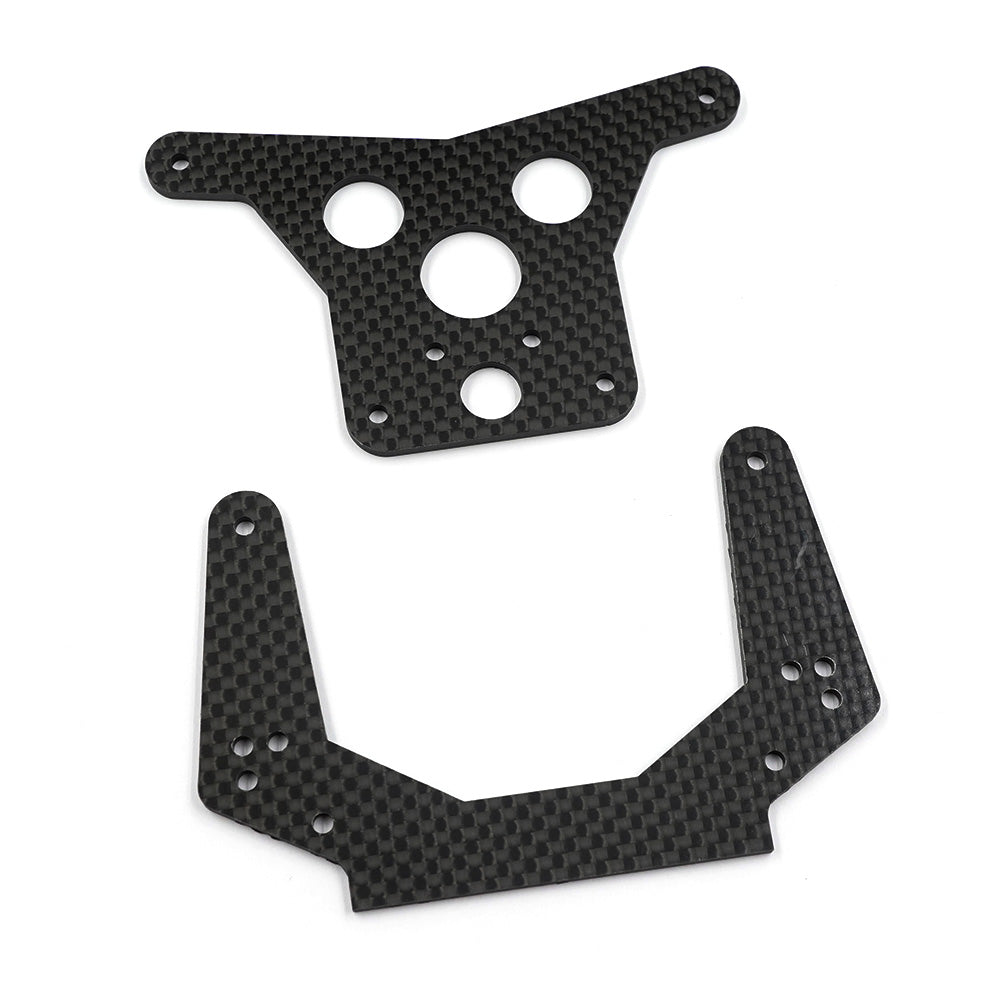Graphite Front & Rear Shock Tower For Team Associated RC10 #TARC-007BK