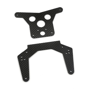Graphite Front & Rear Shock Tower For Team Associated RC10 #TARC-007BK
