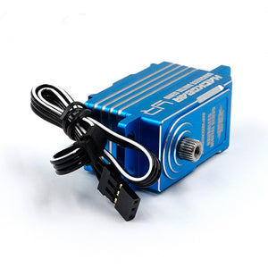 Aluminium Hackgear Low Profile Digital High Speed Brushless HV Servo For 1/10 RC #YE-0050BU