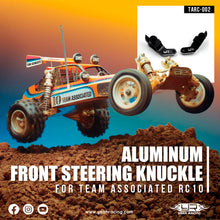 Aluminum Front Steering Knuckle 2pcs For Team Associated RC10 #TARC-002BK