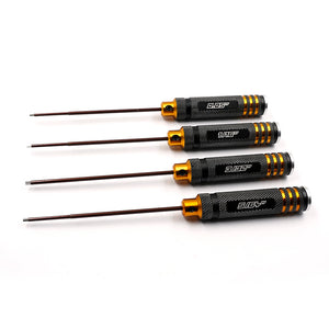 Aluminum Hex Driver Wrench Combo Set 0.05,1/16, 3/32,5/64 For RC CAR / RC10 #YT-0248BK/GD