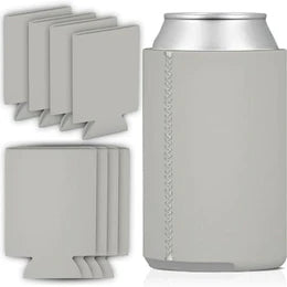 50 PCS Foldable Blank Can Stubby Cooler Holder Sleeve Sublimation Heat Transfer cooler ice bucket #50WHITECOOLERS