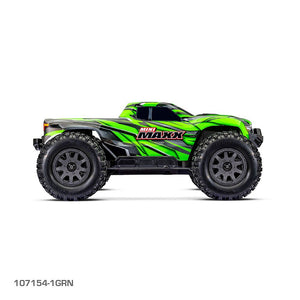 TRAXXAS MINI MAXX BL-2S GREEN #107154-1GRN