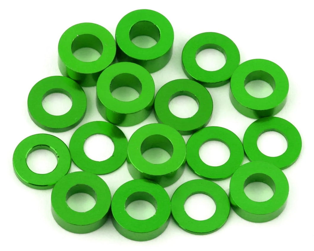 175RC Associated RB10 Ball Stud Spacer Kit (Green) (16) #175-18228