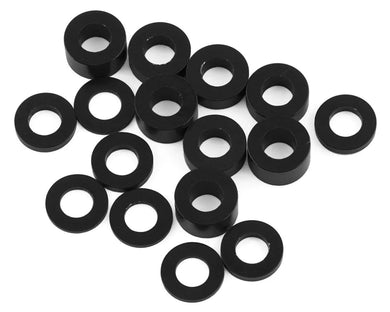 175RC Associated B6.4/B6.4D Ball Stud Spacer Kit (Black) (16) #175-18348