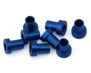 175RC Team Associated RC10B7 Caster Hat Spacer Bushings (Blue) (8) #175-18870