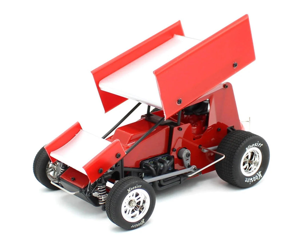 1RC Racing Sprint Car 4.0 1/18 Brushless RTR 2WD Oval Racer (Clear) w/2.4GHz Radio, Battery & Charger #1RC1097