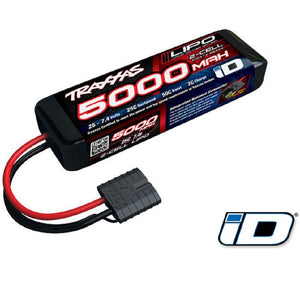 TRAXXAS 5000MAH 7.4V 2-CELL 25C LIPO BATTERY #2842X