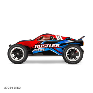 TRAXXAS RUSTLER 2WD HD W/USB #37254-8RED