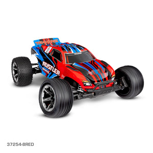 TRAXXAS RUSTLER 2WD HD W/USB #37254-8RED