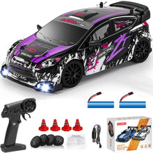1:24 4WD High Speed RC Drift Car Car Remote Control Car Four Wheel Drive GTR Racing Vehicles #8605-PURPLE