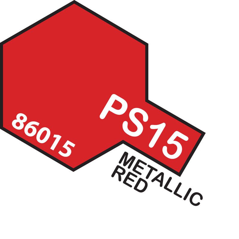 TAMIYA PS-15 METALLIC RED #86015
