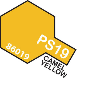 Tamiya PS-19 Camel Yellow Polycarbanate Spray Paint 100ml #86019