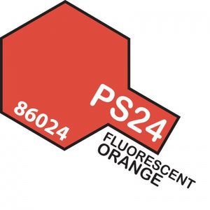 Tamiya PS-24 Fluorescent Orange Polycarbanate Spray Paint 100ml