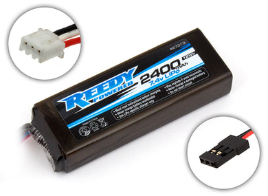 Reedy LiPo Pro TX/RX 2400mAh 7.4V Flat #ASS27313