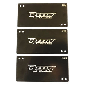 REEDY Shorty Battery Weight Set, 20g, 34g, 50g #27355