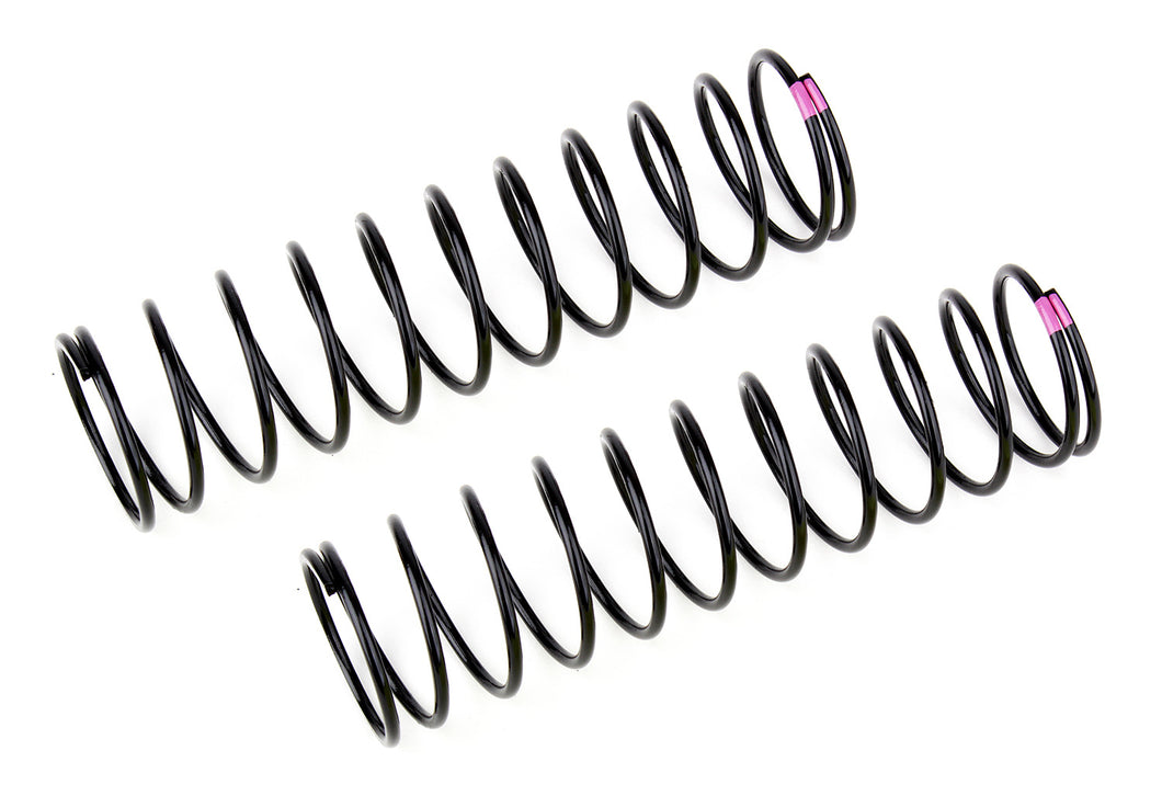 TEAM ASSOCIATED Rear Springs V2, pink, 3.7 lb/in, L86, 12.00T, 1.6D #81233