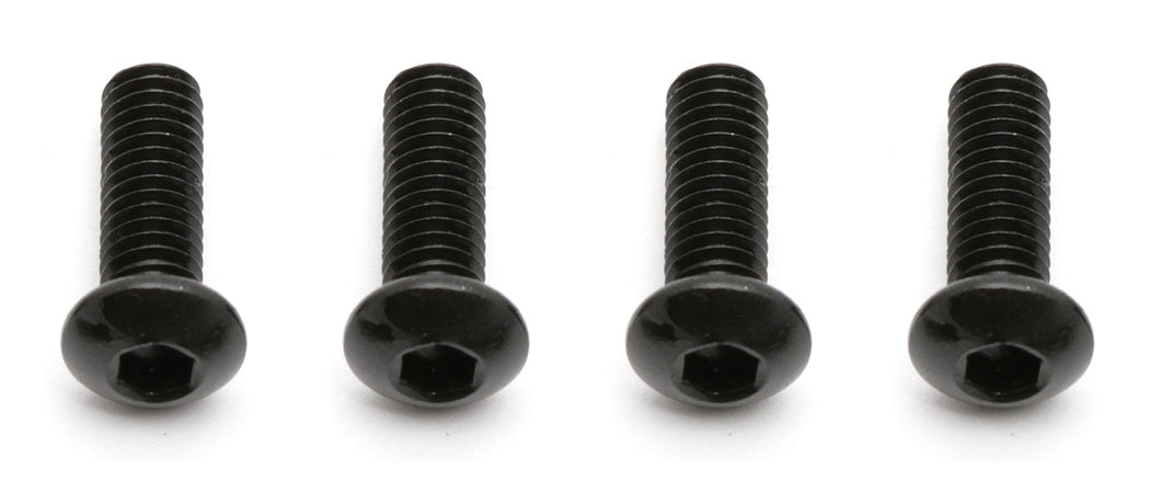 AE Droop Screws, M4 0.7x12mm BHCS, black #89317