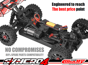 Team Corally - SYNCRO-4 - RTR - Blue - Brushless Power 3-4S - No Battery - No Charger #C-00287-B